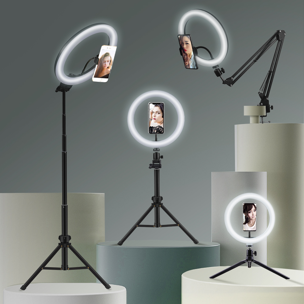 Photography Lighting Continuous - Youtube Shooting Vlog Selfie Circular Photo