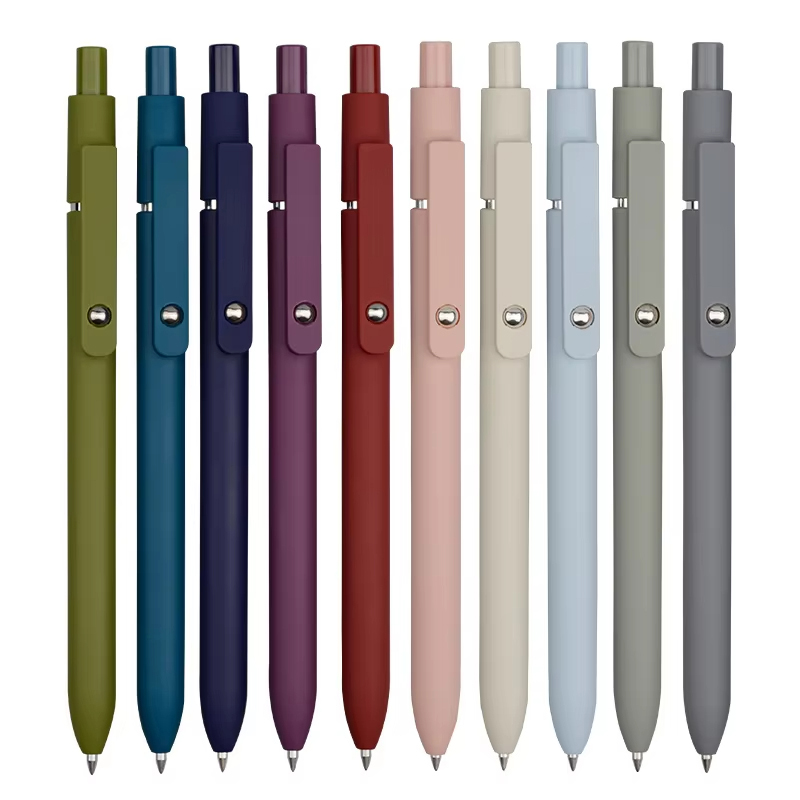 Coloured Gel Set - 5 Color Gel Pen Set Black