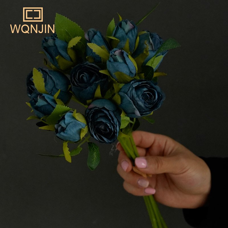 Photography Artificial Lighting - 1 Bouquet，Simulation 12 Heads Rose Bouquet