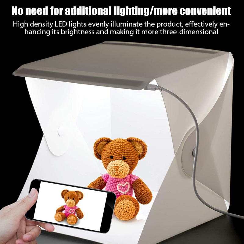 Photography Video Lighting Kit - Lightbox Light Box Mini Photo Studio