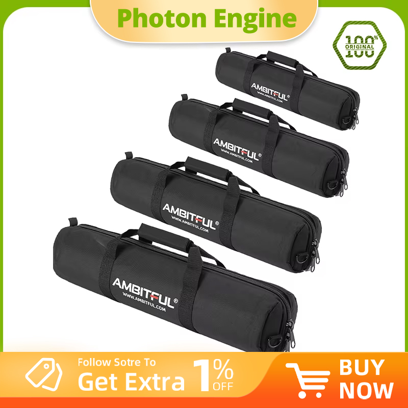 Photography Lighting Bag - 55/60/65/70/75/80/100/125cm Padded Camera Monopod Tripod Carrying
