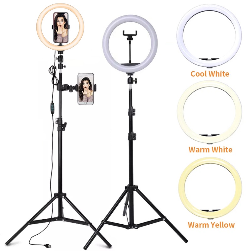 6/10/12 Inch LED Selfie Ring L - Photography Lighting Continuous recension och pris