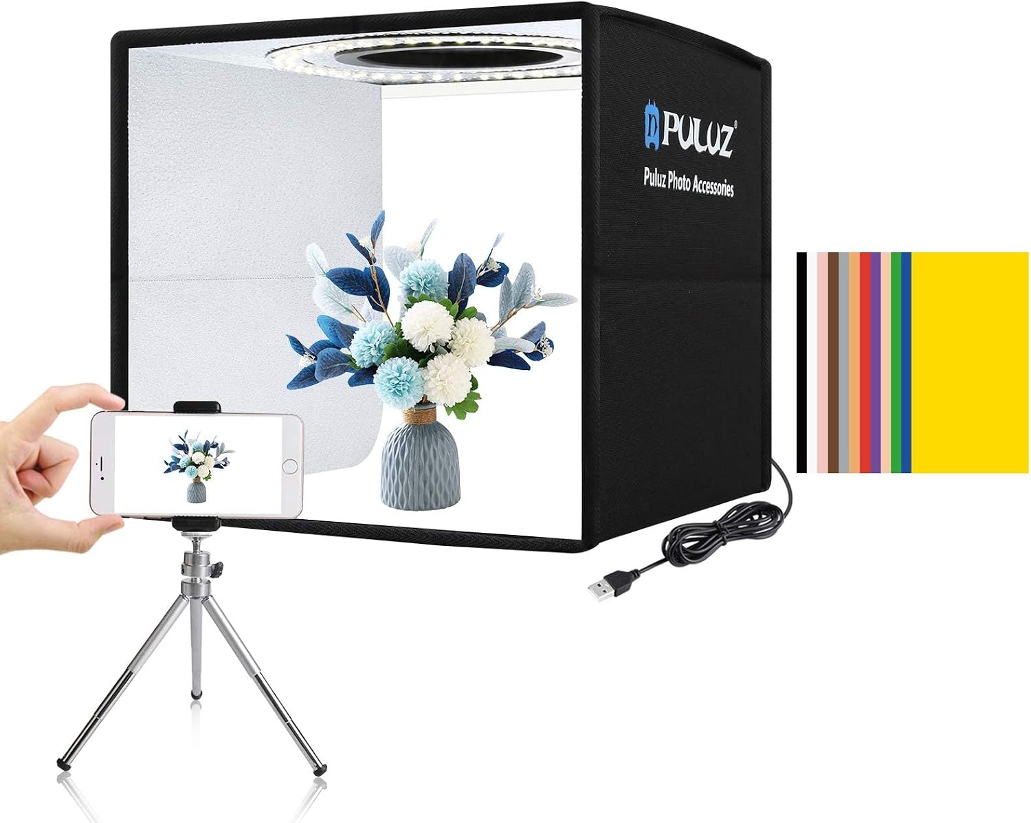 RGB LED Panel Video Light with - Photography Video Lighting Kit recension och pris