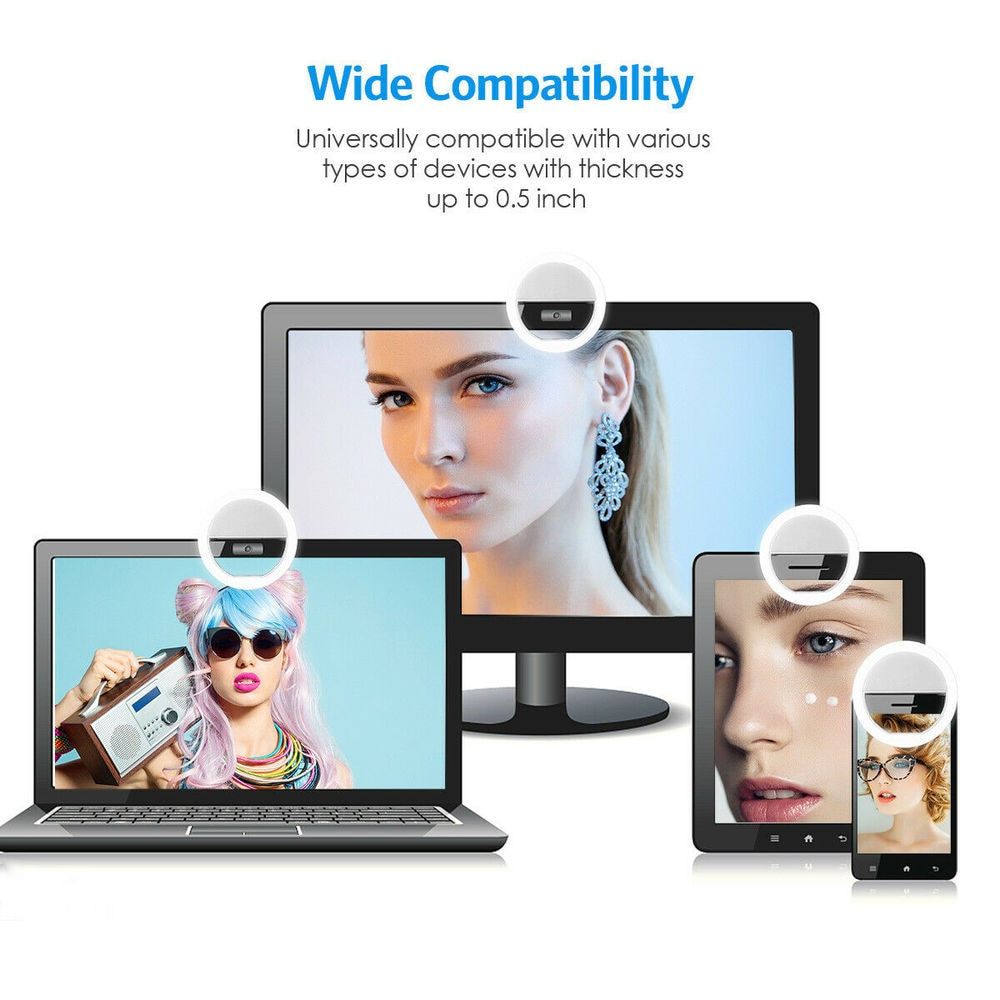 USB Charging LED Selfie Ring L - Photography Lighting Continuous recension och pris