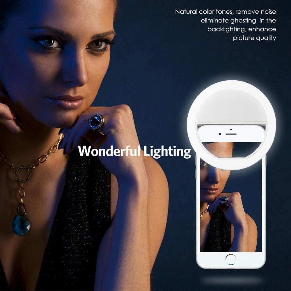 USB Charging LED Selfie Ring L - Photography Lighting Continuous recension och pris