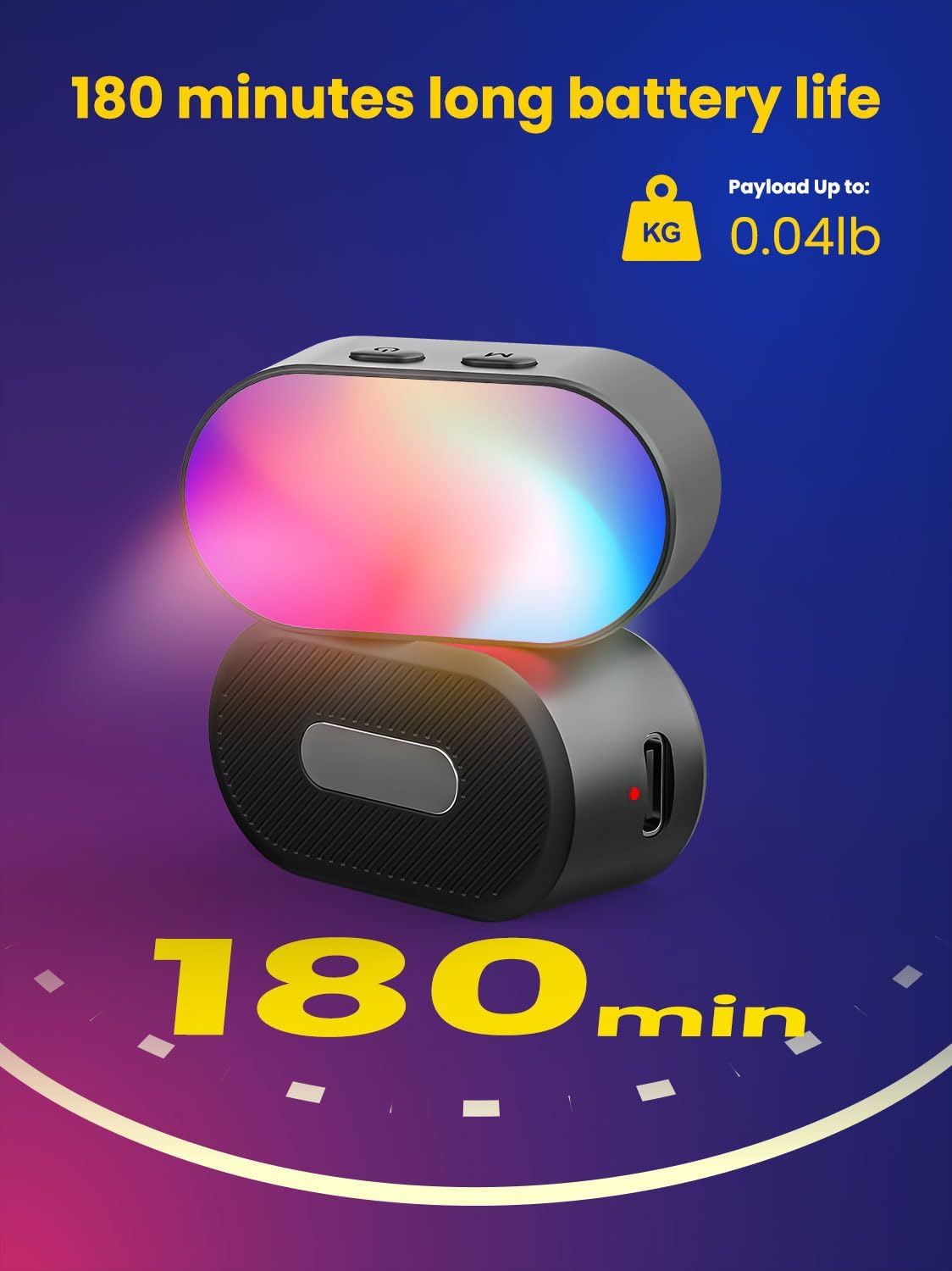 AOCHUAN Mini RGB Magnetic Fill - Photography Lighting Accessories recension och pris
