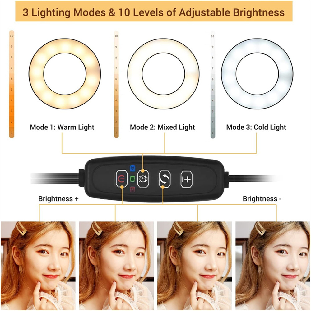 Universal Flexible Mobile Phon - Photography Lighting Continuous recension och pris