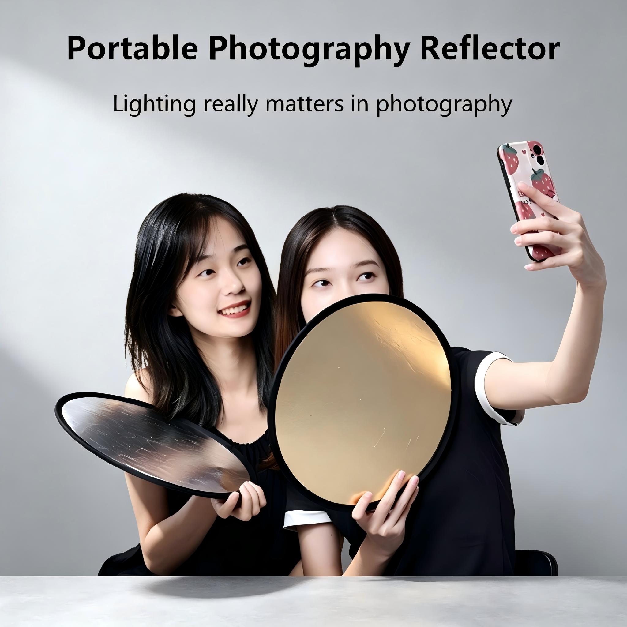 30、60cm Round Dual‑Sided Silve - Photography Lighting Bag recension och pris