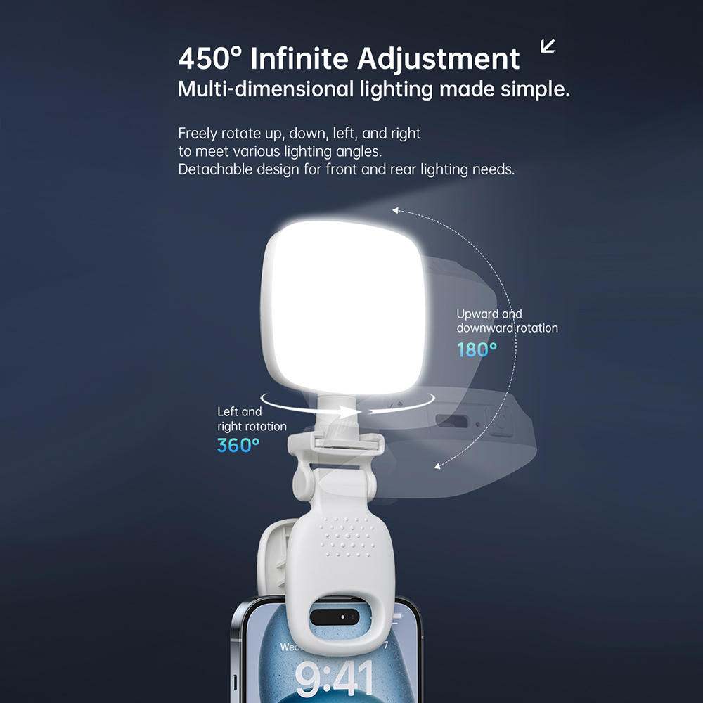 Portable LED Selfie Light Came - Photography Lighting Continuous recension och pris