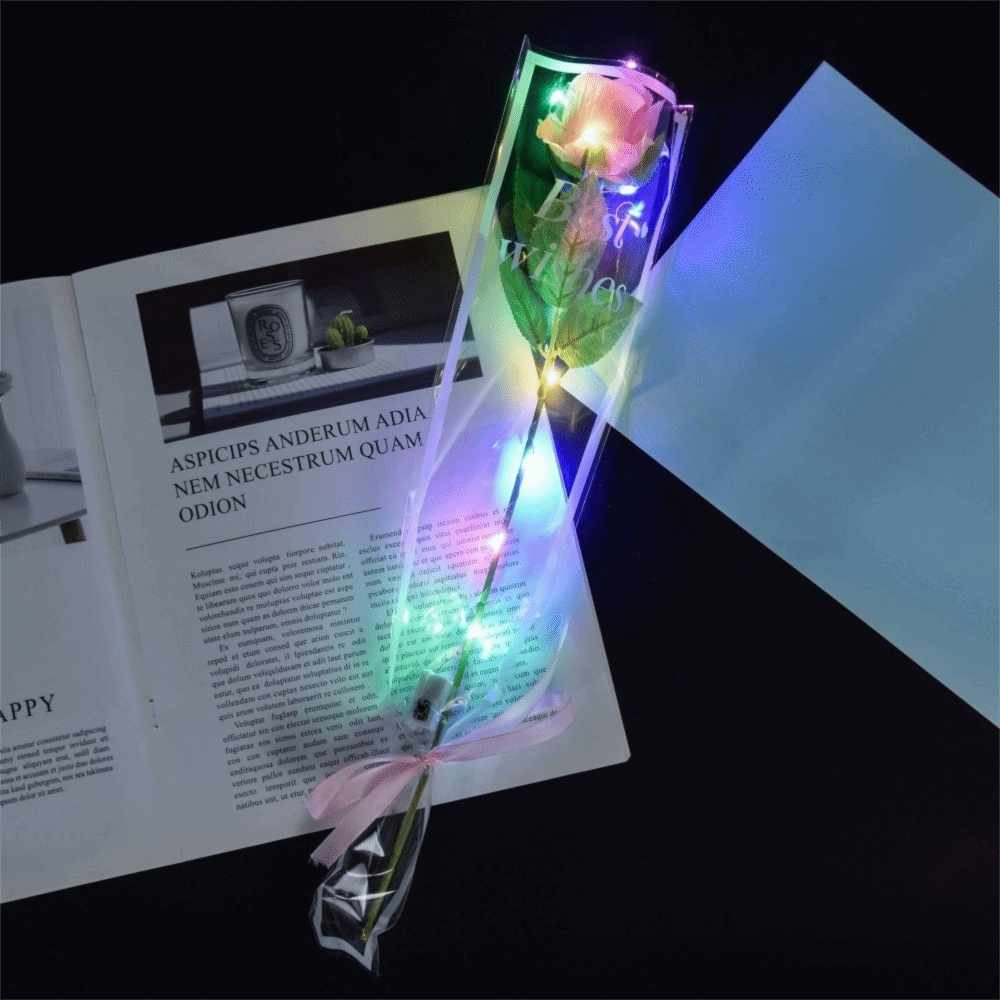 Glowing Artificial Rose Flower - Photography Artificial Lighting recension och pris
