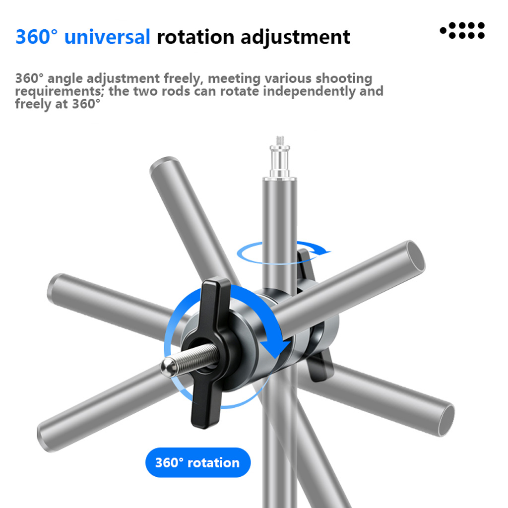 360° Rotating Dual-end Pipe Cl - Photography Lighting Rig recension och pris