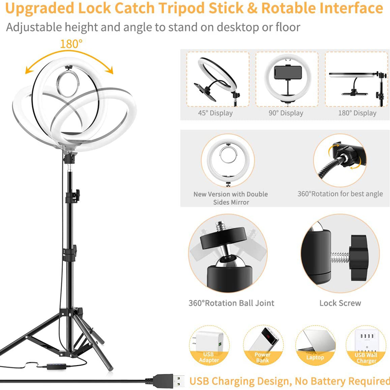 Video Light 16/26/33cm Selfie  - Photography Lighting Continuous recension och pris