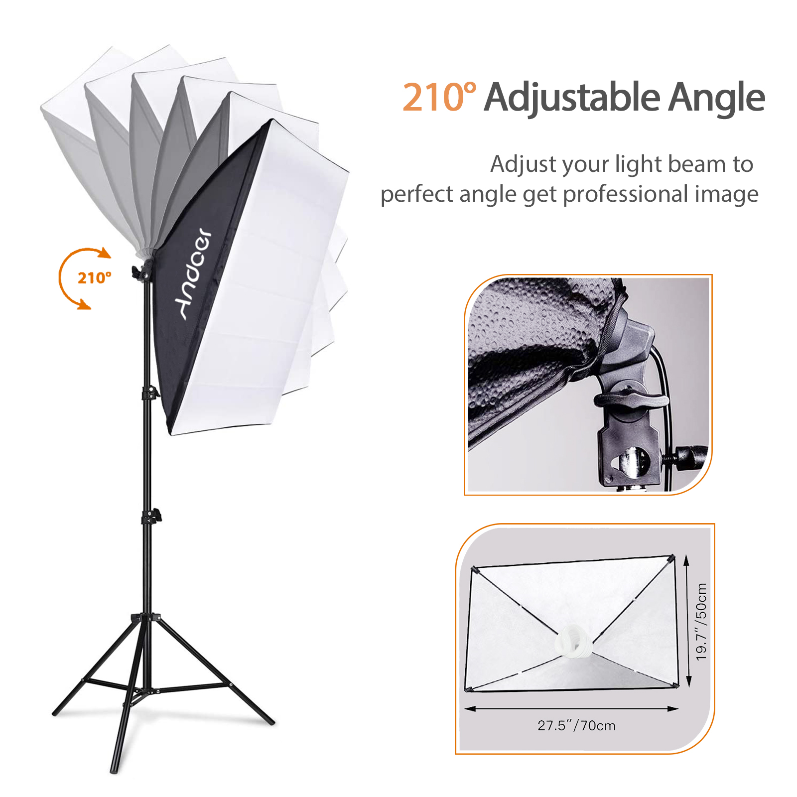 Andoer Studio Photography Ligh - Photography Lighting Portrait recension och pris