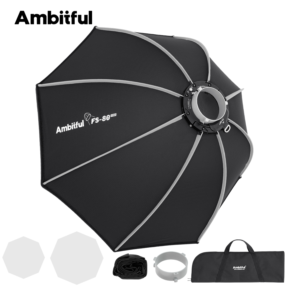 Ambitful FS80PRO Fast Setup Bo - Photography Studio Lighting Set Up recension och pris