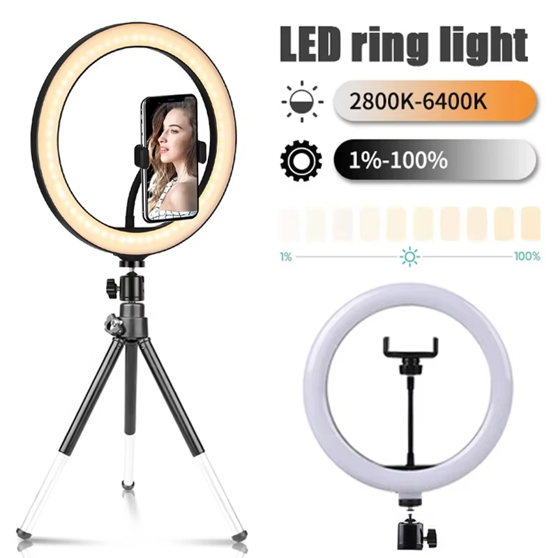 10 inch Selfie Ring Light Phot - Photography Lighting Continuous recension och pris