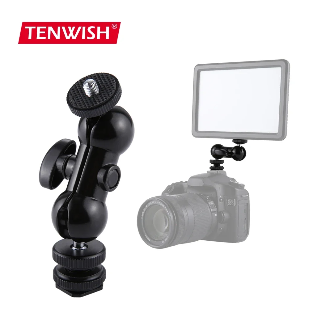 Hot Shoe Adapter with Dual Bal - Photography Lighting Rig recension och pris