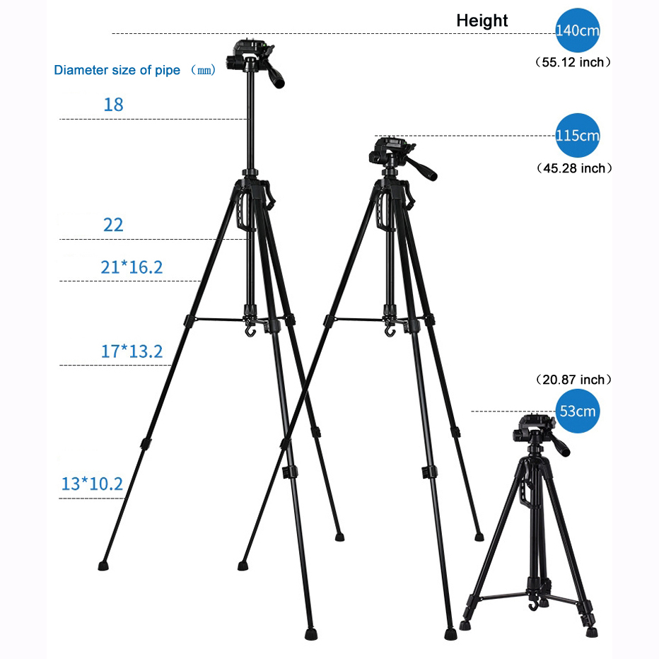 55inch Universal Tripod Stand  - Photography Lighting Accessories recension och pris