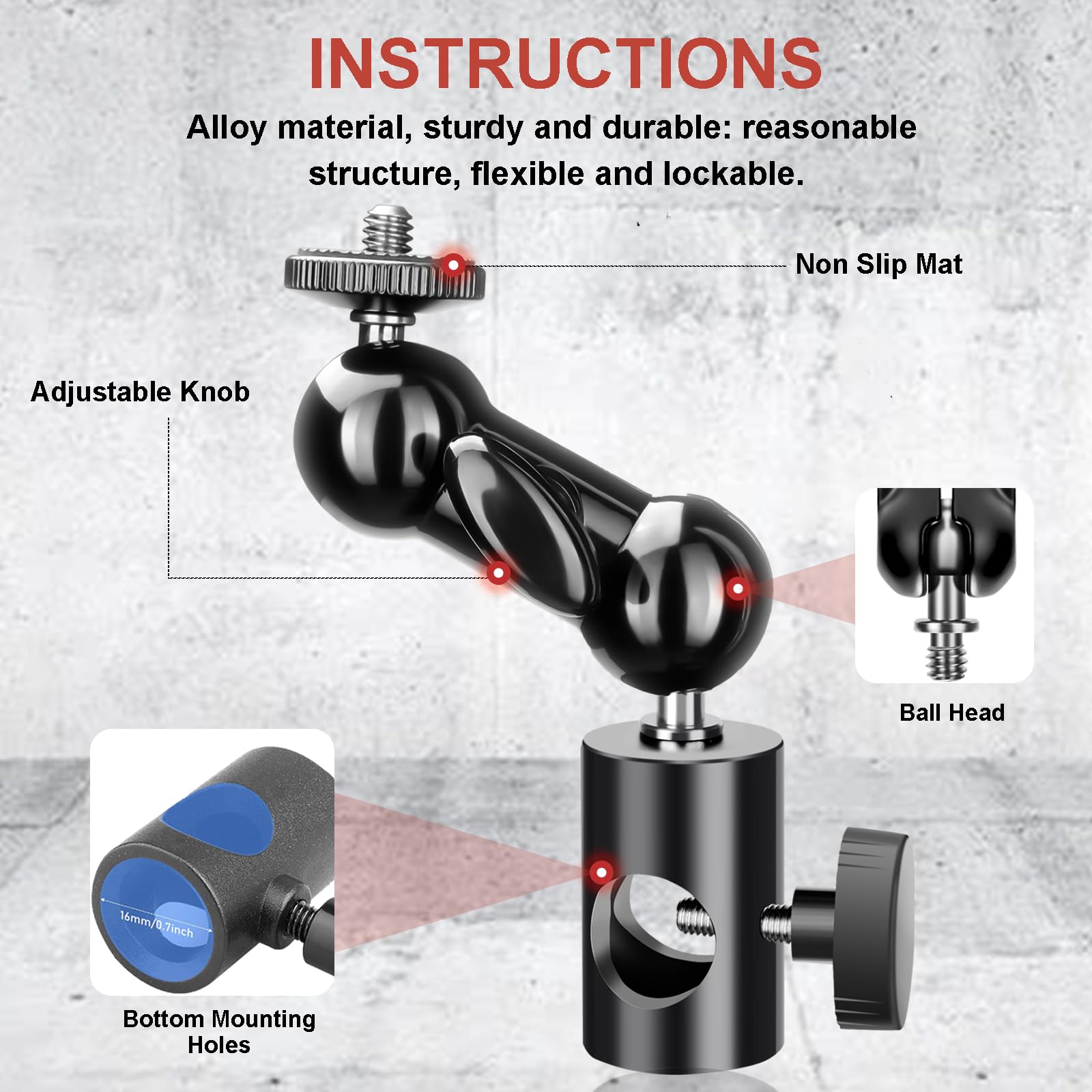 Lanxire Light Stand Mount Adap - Photography Lighting Rig recension och pris