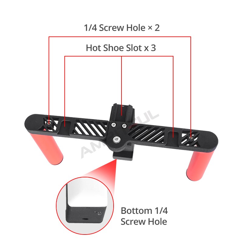 Smartphone Video Rig Hand Grip - Photography Lighting Rig recension och pris