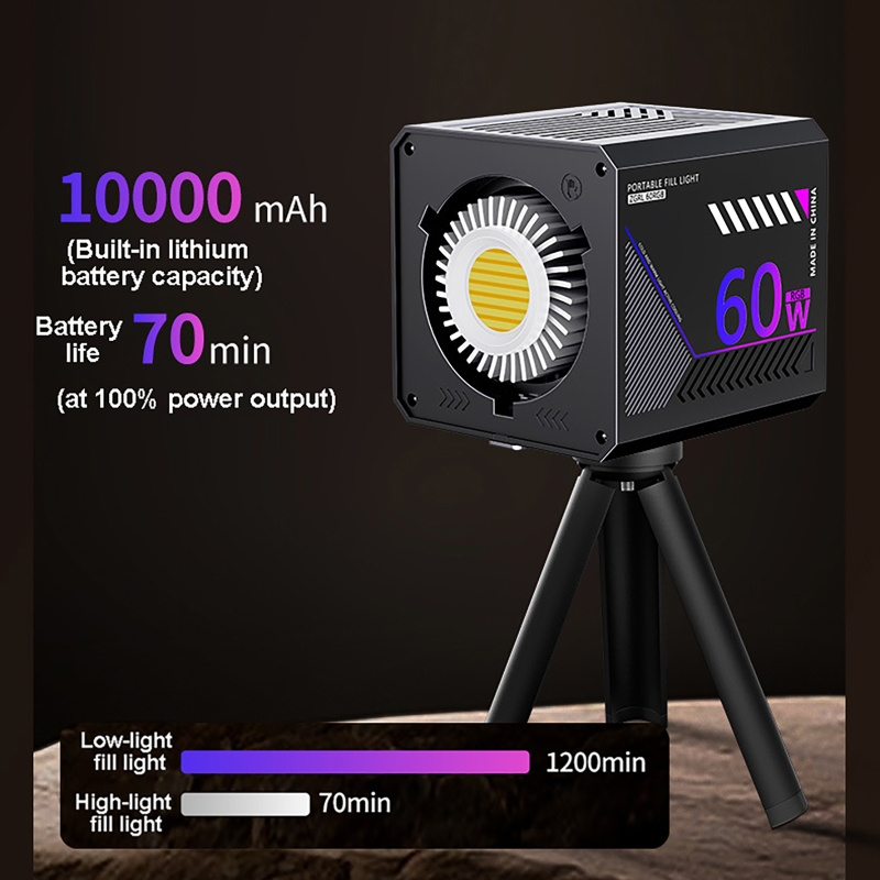 60W RGB Video Light Portable L - Photography Lightning recension och pris