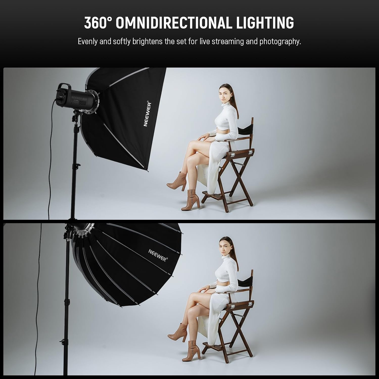 Parabolic Softbox with Bowens  - Photography Video Lighting Kit recension och pris