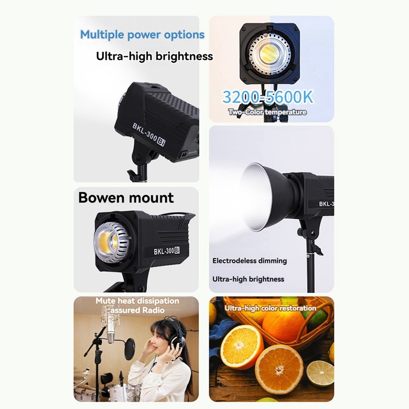 300W Bi LED Video Light, Conti - Photography Lighting Accessories recension och pris