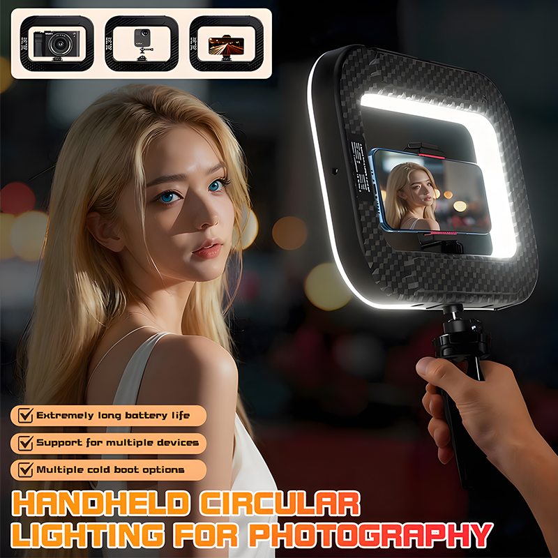 Roreta Handheld Ring LED Recha - Photography Artificial Lighting recension och pris